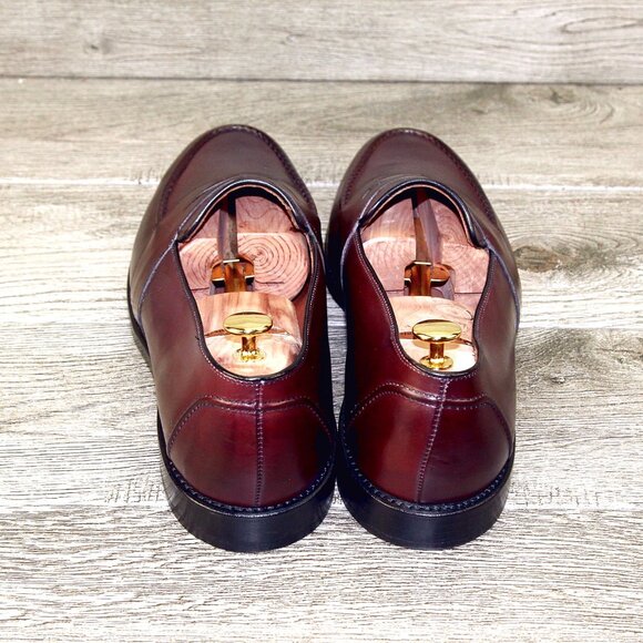 * NIB * $425 Allen Edmonds RANDOLPH 14 D Burgundy Burnished main image 6